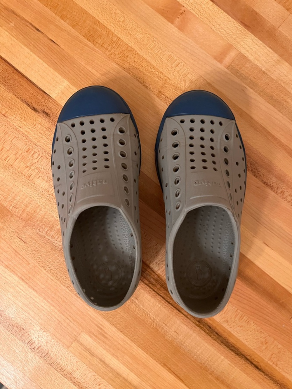 Kids’ Native C10 Grey and Navy Water-Friendly